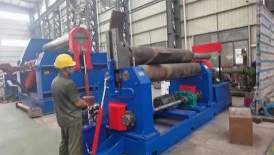 3-Roll Mechanical Plate Bending Machine